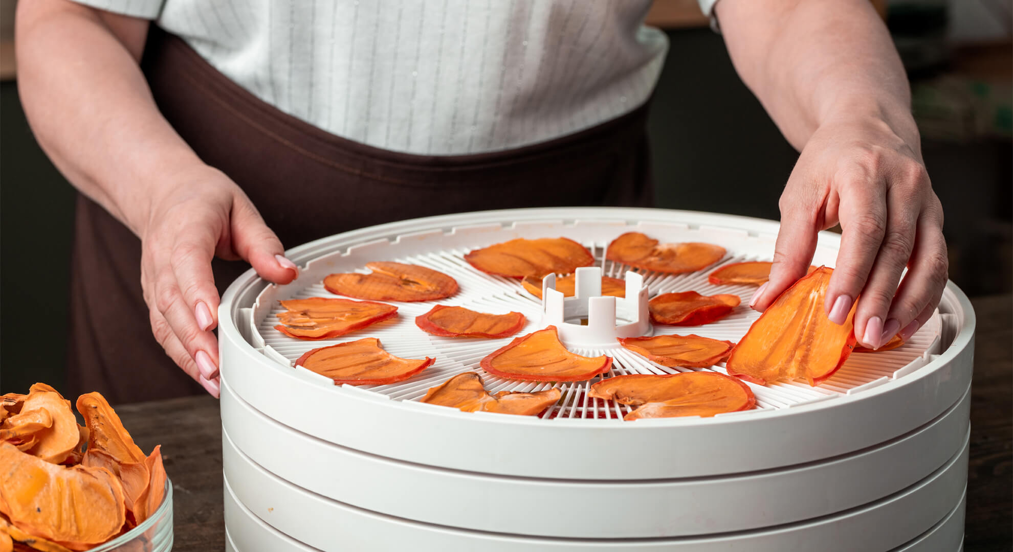 Az aszalt ételek tárolása 