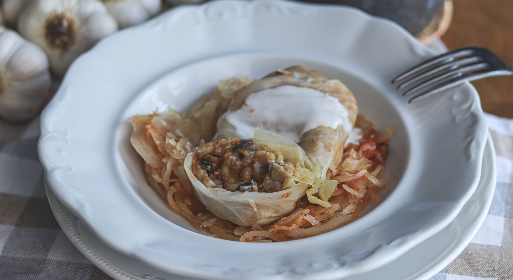 Vegán töltött káposzta recept