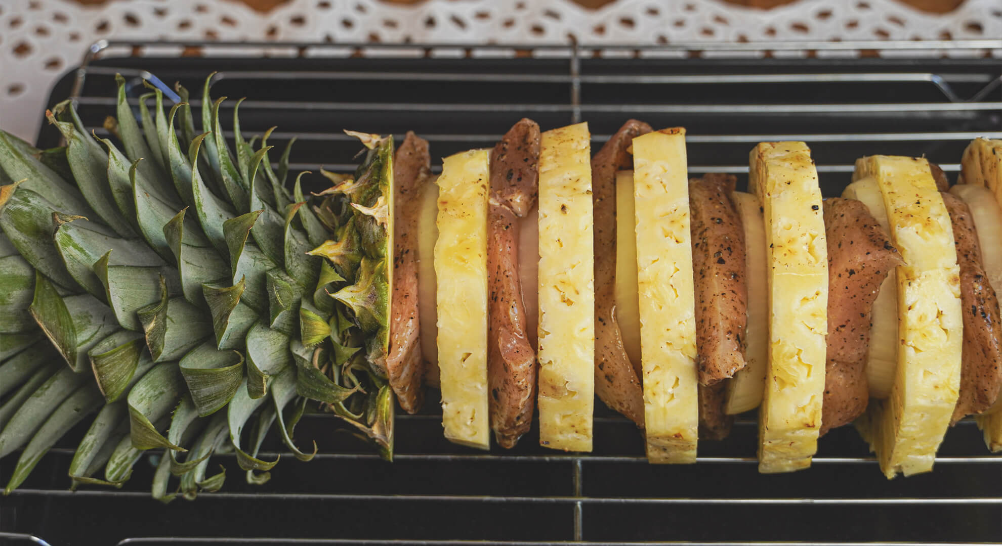 Ananászos csirke recept