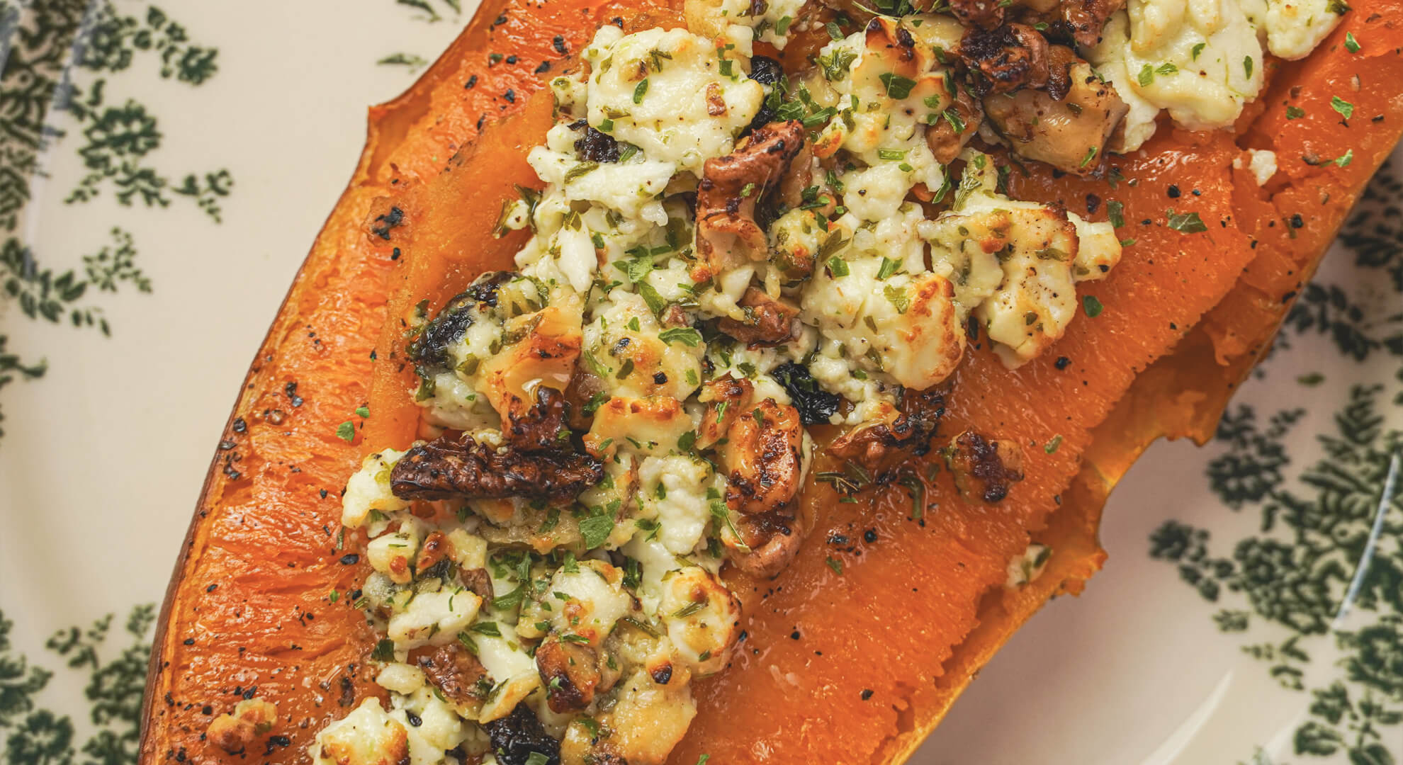 Fetával töltött sütőtök recept