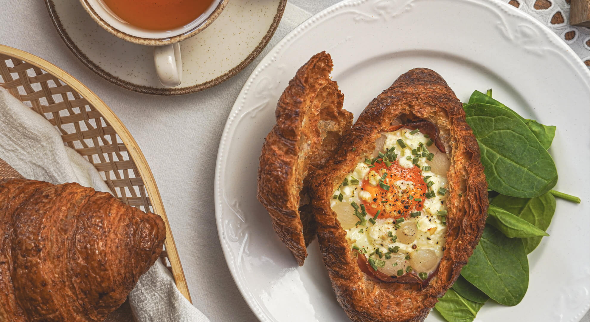 Így készítsd el a Töltött croissant receptet!