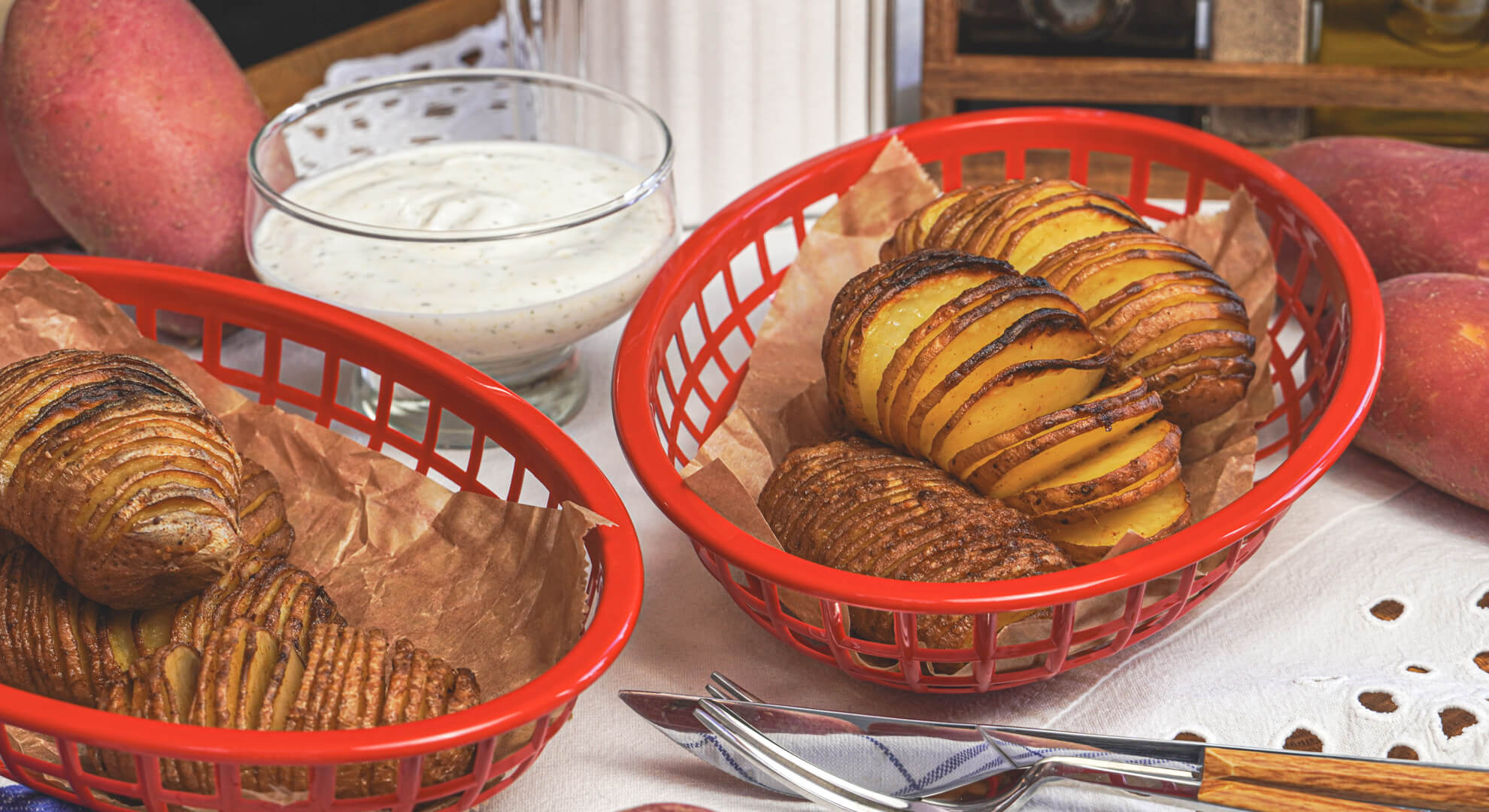 Hasselback burgonya