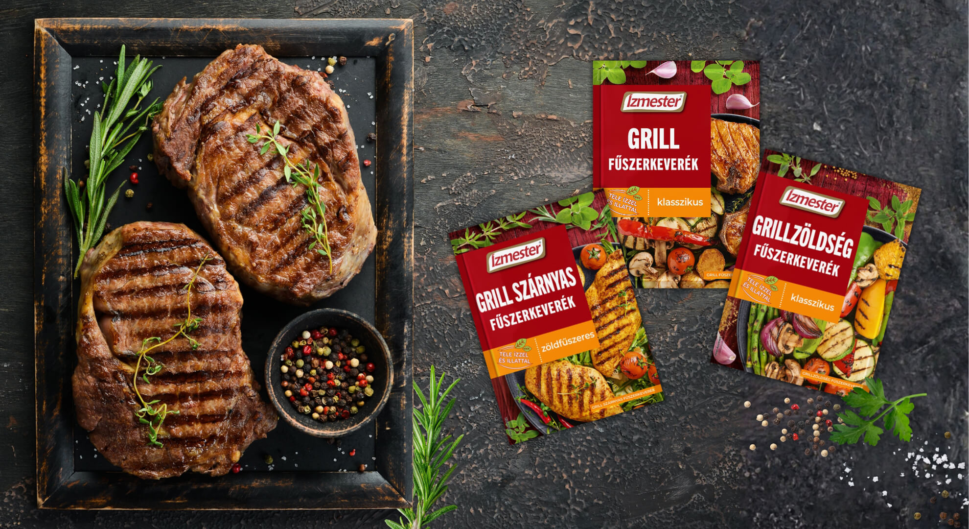 Ízmester Grill fűszerkeverékek