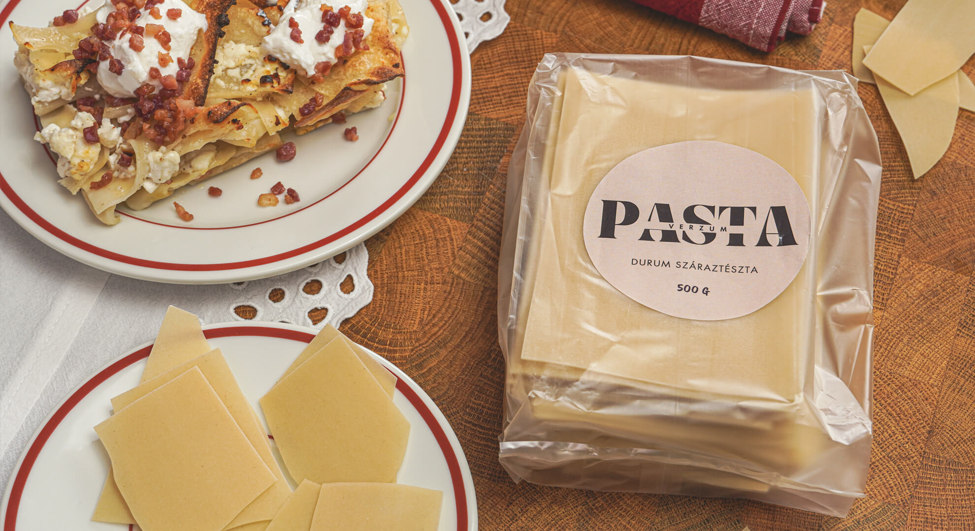 KovászShop PastaVerzum lasagne