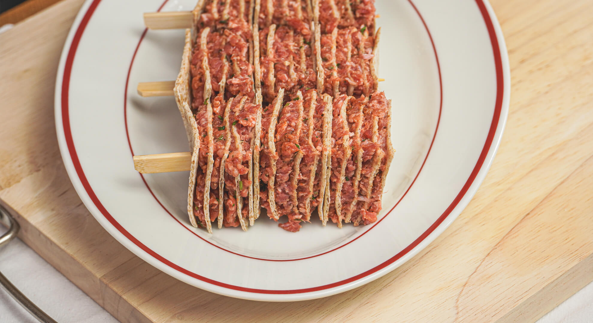 Tortilla kebab recept
