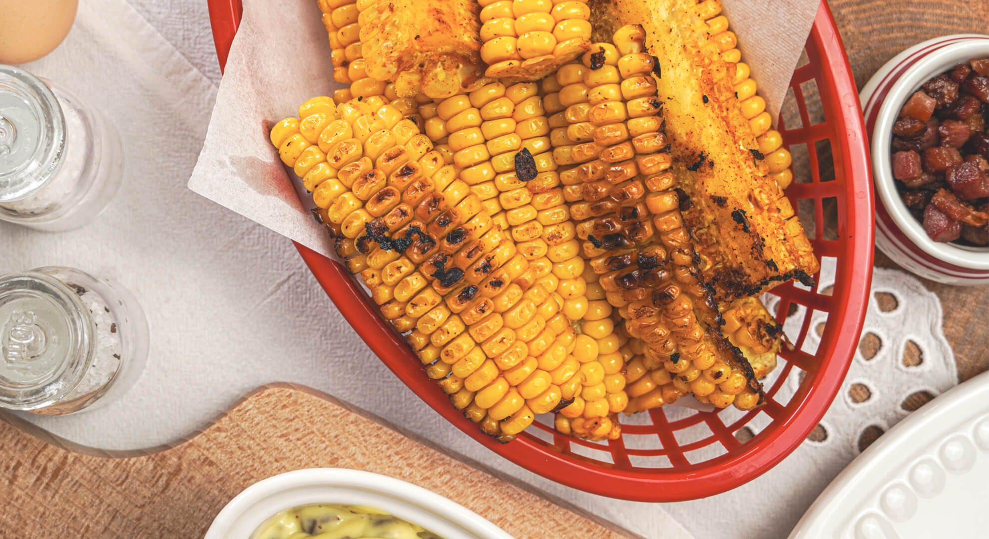Corn ribs, grillezett kukorica hasábok