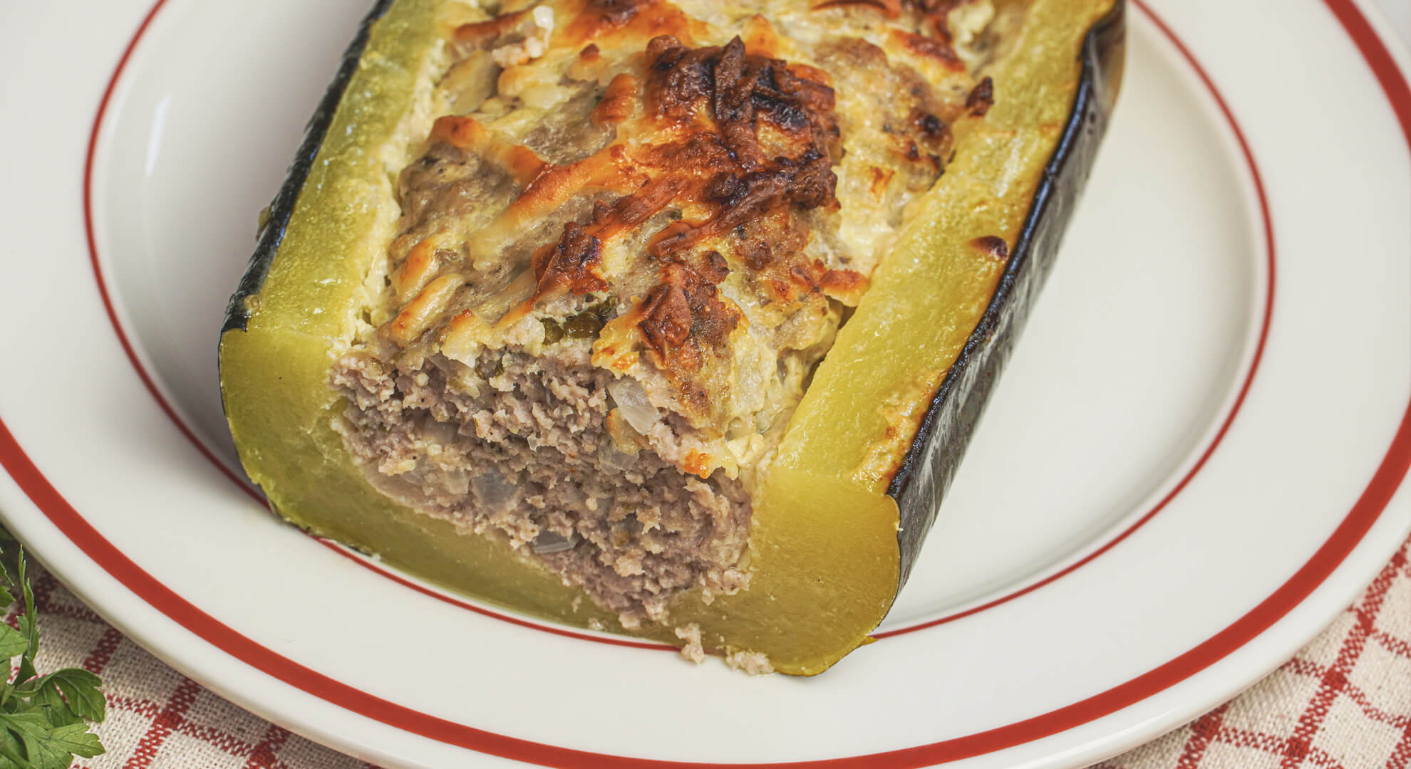 Töltött cukkini recept