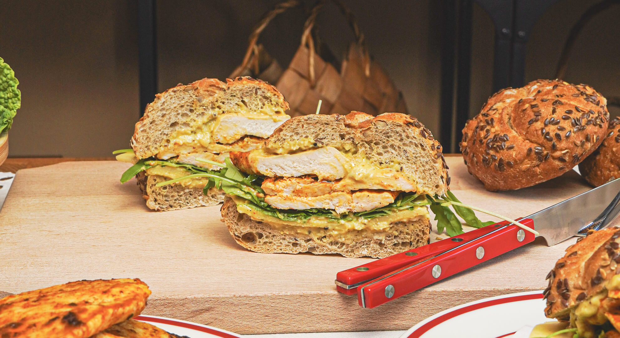 Csirkeburger recept